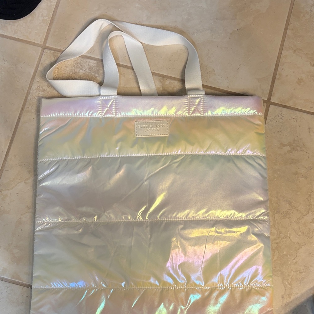Bath & Body Works Iridescent Shimmer Tote